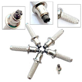 Maxbell 5x Alpenstock Rod Tip Trekking Poles Tip for Climbing Mountaineering Walking