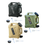 Maxbell 12L Water Container with Faucet Water Bucket for Fishing Picnic Dish Washing Black