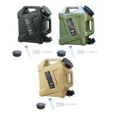 Maxbell 12L Water Container with Faucet Water Bucket for Fishing Picnic Dish Washing Black