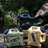 Maxbell 12L Water Container with Faucet Water Bucket for Fishing Picnic Dish Washing Black