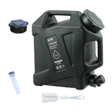 Maxbell 12L Water Container with Faucet Water Bucket for Fishing Picnic Dish Washing Black