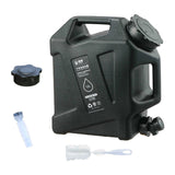Maxbell 12L Water Container with Faucet Water Bucket for Fishing Picnic Dish Washing Black