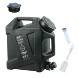 Maxbell 12L Water Container with Faucet Water Bucket for Fishing Picnic Dish Washing Black