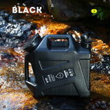 Maxbell 12L Water Container with Faucet Water Bucket for Fishing Picnic Dish Washing Black