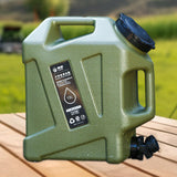 Maxbell 12L Water Container with Faucet Water Bucket for Fishing Picnic Dish Washing Green