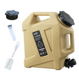 Maxbell 12L Water Container with Faucet Water Bucket for Fishing Picnic Dish Washing Khaki