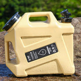 Maxbell 12L Water Container with Faucet Water Bucket for Fishing Picnic Dish Washing Khaki