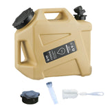 Maxbell 12L Water Container with Faucet Water Bucket for Fishing Picnic Dish Washing Khaki