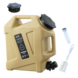 Maxbell 12L Water Container with Faucet Water Bucket for Fishing Picnic Dish Washing Khaki