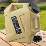 Maxbell 12L Water Container with Faucet Water Bucket for Fishing Picnic Dish Washing Khaki