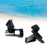 Maxbell Bucket Rod Holder Portable Fixed Clip for Almost Ice Rods on Your Bucket 2PCS