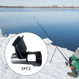 Maxbell Bucket Rod Holder Portable Fixed Clip for Almost Ice Rods on Your Bucket 2PCS