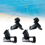 Maxbell Bucket Rod Holder Portable Fixed Clip for Almost Ice Rods on Your Bucket 4PCS