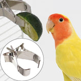 Maxbell Bird Feeding Clip Food Clip Bird Cage Feeder Clip for Parrot Budgie Cockatoo