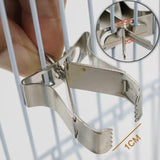 Maxbell Bird Feeding Clip Food Clip Bird Cage Feeder Clip for Parrot Budgie Cockatoo