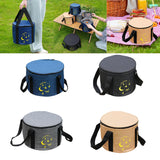 Maxbell Tableware Utensils Organizer Camping Pot Storage Bag for Backpacking Fishing Blue