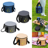 Maxbell Tableware Utensils Organizer Camping Pot Storage Bag for Backpacking Fishing Blue