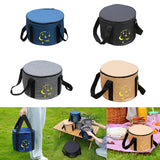 Maxbell Tableware Utensils Organizer Camping Pot Storage Bag for Backpacking Fishing Blue