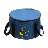 Maxbell Tableware Utensils Organizer Camping Pot Storage Bag for Backpacking Fishing Blue