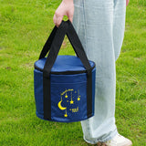 Maxbell Tableware Utensils Organizer Camping Pot Storage Bag for Backpacking Fishing Blue