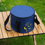 Maxbell Tableware Utensils Organizer Camping Pot Storage Bag for Backpacking Fishing Blue