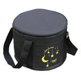 Maxbell Tableware Utensils Organizer Camping Pot Storage Bag for Backpacking Fishing Black