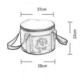 Maxbell Tableware Utensils Organizer Camping Pot Storage Bag for Backpacking Fishing Gray