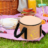 Maxbell Tableware Utensils Organizer Camping Pot Storage Bag for Backpacking Fishing Khaki