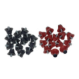 Maxbell 14Pcs Track Shoes Accessories 13mm Football Boot Studs for Athletic Sneakers Red