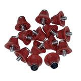 Maxbell 14Pcs Track Shoes Accessories 13mm Football Boot Studs for Athletic Sneakers Red