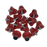 Maxbell 14Pcs Track Shoes Accessories 13mm Football Boot Studs for Athletic Sneakers Red