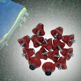 Maxbell 14Pcs Track Shoes Accessories 13mm Football Boot Studs for Athletic Sneakers Red