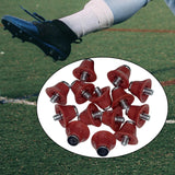 Maxbell 14Pcs Track Shoes Accessories 13mm Football Boot Studs for Athletic Sneakers Red