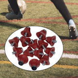 Maxbell 14Pcs Track Shoes Accessories 13mm Football Boot Studs for Athletic Sneakers Red