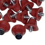 Maxbell 14Pcs Track Shoes Accessories 13mm Football Boot Studs for Athletic Sneakers Red