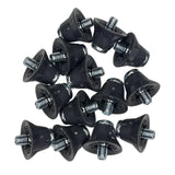 Maxbell 14Pcs Track Shoes Accessories 13mm Football Boot Studs for Athletic Sneakers Gray Black