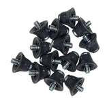 Maxbell 14Pcs Track Shoes Accessories 13mm Football Boot Studs for Athletic Sneakers Gray Black