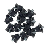 Maxbell 14Pcs Track Shoes Accessories 13mm Football Boot Studs for Athletic Sneakers Gray Black