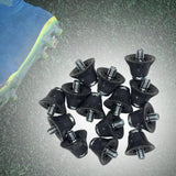 Maxbell 14Pcs Track Shoes Accessories 13mm Football Boot Studs for Athletic Sneakers Gray Black