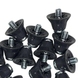 Maxbell 14Pcs Track Shoes Accessories 13mm Football Boot Studs for Athletic Sneakers Gray Black