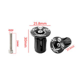 Maxbell 2 Pieces Bike Handlebar Plug Bikes Bar End Plug for Bicycle Foldable Bikes Style A