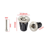 Maxbell 2 Pieces Bike Handlebar Plug Bikes Bar End Plug for Bicycle Foldable Bikes Style B