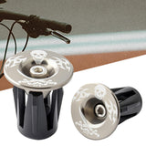 Maxbell 2 Pieces Bike Handlebar Plug Bikes Bar End Plug for Bicycle Foldable Bikes Style B