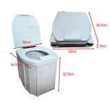 Maxbell Folding Camping Toilet Kids Portable Toilet for Camping Hiking Fishing