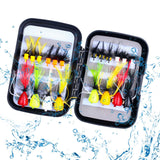 Maxbell 20x Fly Fishing Flies Fishing Tackle Tools with Hooks for Perch Bass Sunfish