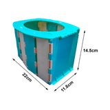 Maxbell Portable Toilet Multipurpose Compact Camping Toilets for Traffic Hiking Home