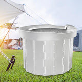 Maxbell Portable Toilet Compact for Adults and Kids for Home Outdoors Indoors Travel gray