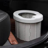 Maxbell Portable Toilet Compact for Adults and Kids for Home Outdoors Indoors Travel gray