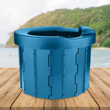 Maxbell Portable Toilet Compact for Adults and Kids for Home Outdoors Indoors Travel blue