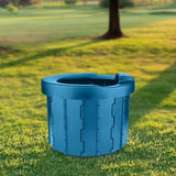 Maxbell Portable Toilet Compact for Adults and Kids for Home Outdoors Indoors Travel blue